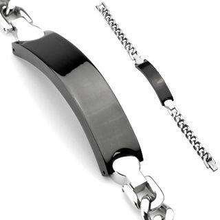 SSBQ  Quality Stainless Steel Bracelet Free Engraving  