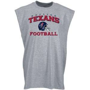 Reebok Houston Texans Ash Stacked Helmet Sleeveless T shirt  