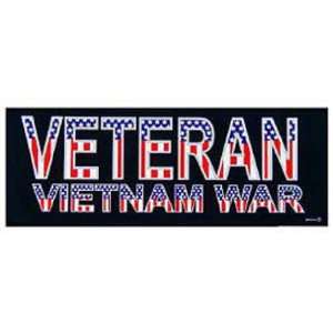  Veteran Vietnam War Bumper Sticker Automotive