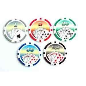  650 11.5 gram poker chips set + alu. case + dice___Royal 