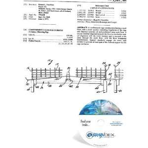  NEW Patent CD for CONFINEMENT CAGES FOR TURKEYS 