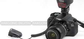 NEW TF 321 Canon E TTL Flash Hot Shoe to PC Sync Adapter  