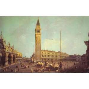  Hand Made Oil Reproduction   Canaletto   32 x 20 inches 