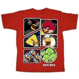 Lets Party By Gonzales Ent. Get Them Red Angry Birds T Shirt / Red 