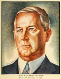  1934 Print Oscar Caperton Huffman Portrait Baker 