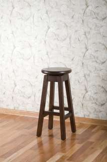 TAYLOR Wood Traditional Swivel Chestnut Bar stool 30  