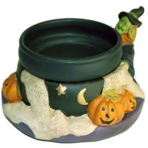  Witch and Pumpkin Halloween Electric Candle Oil Warmer 
