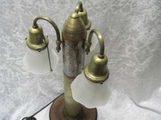   TRENCH ART WWI ERA ARTILLARY SHELL CASING BRASS COPPER LAMP  