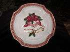   CHRISTMAS BELLS BY FITZ & FLOYD CANAPE CHEESE OR DECORATOR PLATE