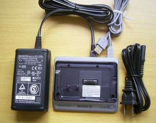   bidding NEW Genuine Sony DCRA C162 Handycam Station docking cradle set