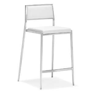  Zuo Dolemite Counter Chair White (set of 2)