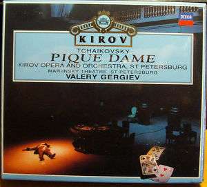 Tchaikovsky Pique Dame Gergiev DECCA GERMANY SEALED 3CD  
