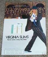 1986 ad Virginia Slims cigarette   women in business  