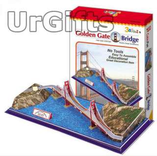 UrGifts     Paper Cardboard 3D Puzzle Model Golden Gate Bridge San 
