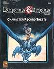 CHARACTER REFERENCE SHEETS NEW SEALED DDREF1 ad&d