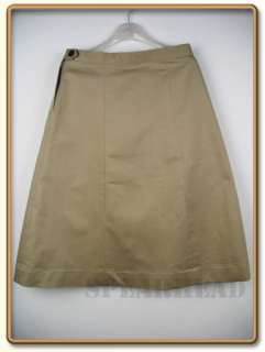 The Womens Army Corps Summer Khaki skirts was issued to the WAC 