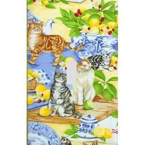  Tea Time Cats Decorative Switchplate Cover