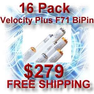 16 Pack Wolff Velocity Plus Bronzing Tanning Bed Lamps/Bulbs F71 Bi 