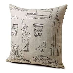  City Icon Pillows