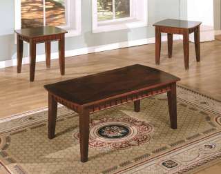 3pc COFFEE TABLE COCKTAIL SET 2 END TABLES BEAUTIFUL  