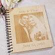 Personalized Lasered Photo Wood Wedding Photo Album  