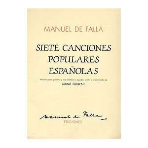   Canciones Populares Espanolas (vers. J. Torrent) Musical Instruments