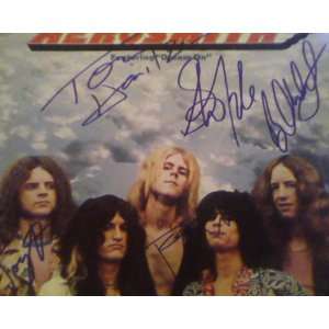  Aerosmith Dream On Autographed Record Album Lp Signed By 