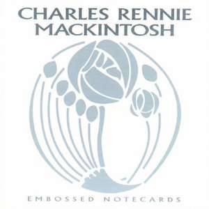  Pomegranate Mackintosh Square Embossed Designs Boxed Note 