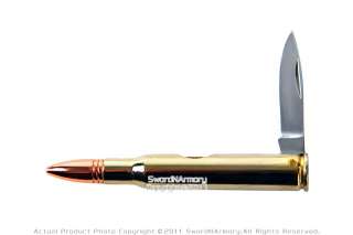 Bullet Handle Folding Pocket Knife Stainless Steel Blade  