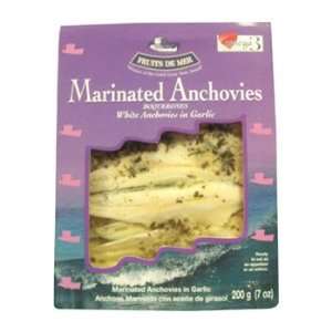 Anchovies in Garlic, Boquerones   7 oz.  Grocery & Gourmet 