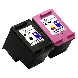 2p HP 60 Ink Cartridge For Photosmart C4740 C4750 C4780  