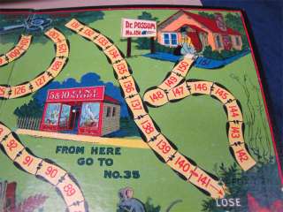 Vintage Uncle Wiggily Milton Bradley Board Game #4817  