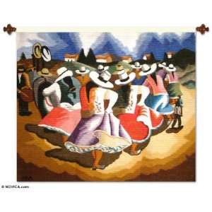  Wool tapestry, Jauja Folk Dance