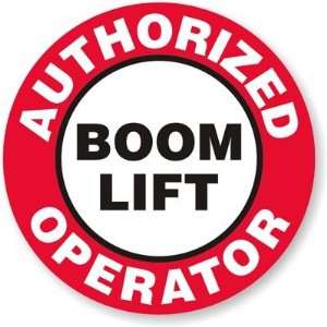  Boom Lift Operator Vinyl (3M Conformable)   1 Color Spot 