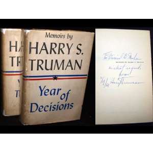  Memoirs. Two Volume Set Harry S. Truman Books