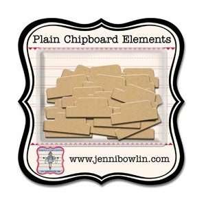  Jenni Bowlin Studio Plain Mini Chipboard Pieces Tiny Tabs 