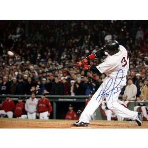  David Ortiz Horizontal Swing vs. Yankees 16x20 Sports 