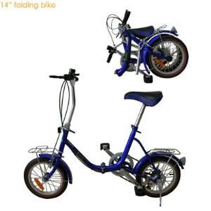  14 Brand New Zport Folding Bike   Blue