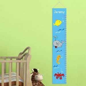  Personalized Under The Sea Growth Chart