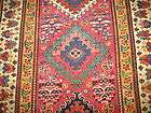 Antique Gorgeous Caucasian Shirvan Kazak Talish Rug Size 3.4X9.7