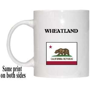  US State Flag   WHEATLAND, California (CA) Mug 