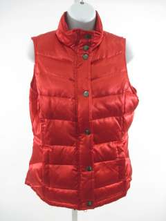 INC INTERNATIONAL CONCEPTS Red Zip Up Puff Vest Sz M  