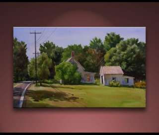 Road to Friendship Maine Art Landscape Painting Bechler  