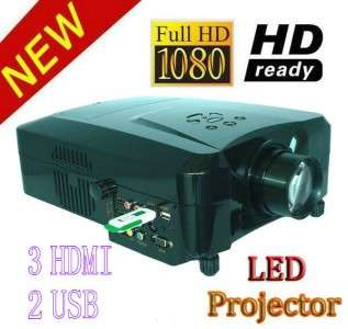   HD Home Theatre LED Projector Lamp Life 50,000 HRS Wii XBox PS3 Bluray
