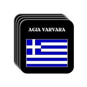 Greece   AGIA VARVARA Set of 4 Mini Mousepad Coasters 