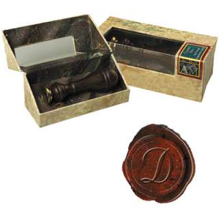 Classic Alphabet Initial Wax Seal Stamp   Letter D  