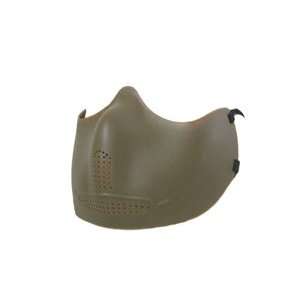   Tactical OD Iron Polymer Half Face Mask Airsoft