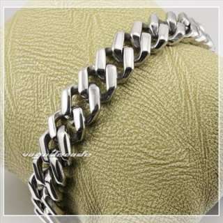 316L Stainless Steel Cool Mens Bracelet Chain 5D020  