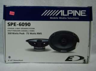 Alpine SPE 6090 6 x 9 600W Coaxial 2 Way Speaker Set 793276601506 