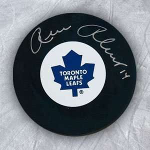  RENE ROBERT Toronto Maple Leafs SIGNED Hockey Puck Sports 